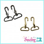 RING - EGG SHAPE-METAL-2.5CM (2PC)